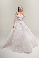 LOOK 21 Embroidery sweetheart bridal gown (Model WG2024-21)