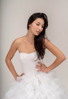LOOK 2 Natural white sweetheart bridal gown (Model WG2024-02)