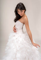 LOOK 2 Natural white sweetheart bridal gown (Model WG2024-02)