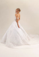LOOK 9 Straight neckline bridal gown (Model WG2024-09)